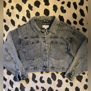 Stoosh Vintage Denim Cropped Jacket